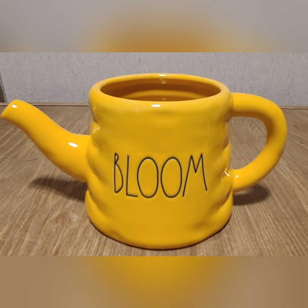 Rae Dunn "Bloom" Watering Can Planter